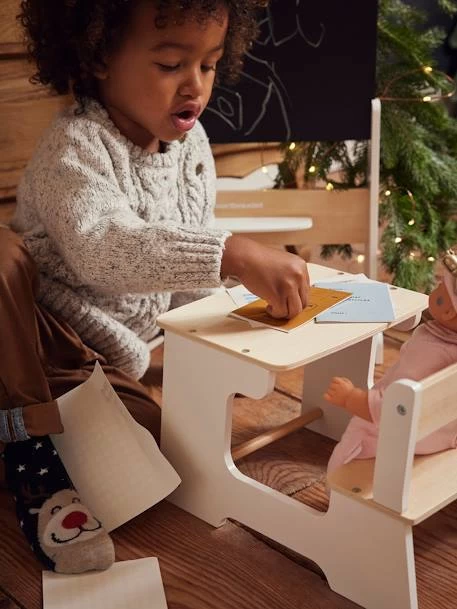 Salle De Classe Pour Poupon En Bois FSC® Multicolore - Vertbaudet 2 Salle De Classe Pour Poupon En Bois FSC® Multicolore - Vertbaudet – Image 2