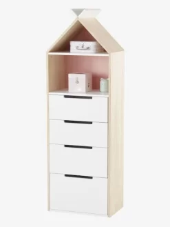 Semainier Fond Réversible Bleu Ou Rose LIGNE TIPILI Bleu Clair - Vertbaudet