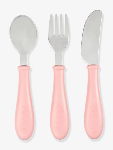 Set 3 Couverts D'apprentissage Inox BEABA Airy Green - Beaba 6 Set 3 Couverts D'apprentissage Inox BEABA Airy Green - Beaba – Image 6