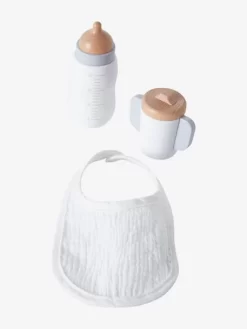 Set Accessoires Repas Poupon En Bois FSC® Blanc - Vertbaudet -Baby Dreams Soldes set accessoires repas poupon en bois fsc 3
