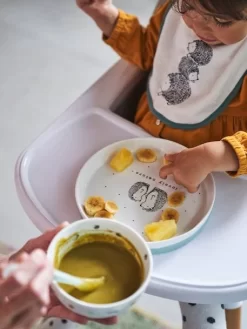 Set Vaisselle En Céramique Et Silicone HANOÏ Hérissons - Vertbaudet -Baby Dreams Soldes set vaisselle en ceramique et silicone hanoi 3