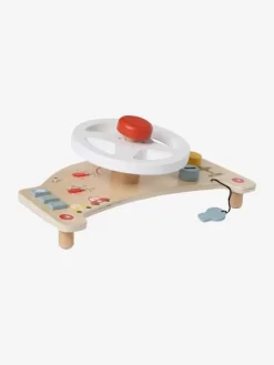 Tablette Volant De Voiture En Bois FSC® Beige - Vertbaudet -Baby Dreams Soldes tablette volant de voiture en bois fsc 2