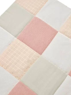 Tapis De Sol Patchwork GIRLY VICHY Rose / Multicolore - Vertbaudet -Baby Dreams Soldes tapis de sol patchwork girly vichy 2