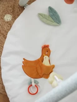 Tapis D'éveil Avec Arches En Coton Nid D'abeille LOVELY FARM Lovely Farm - Multicolore - Vertbaudet -Baby Dreams Soldes tapis deveil avec arches en coton nid dabeille lovely farm 3