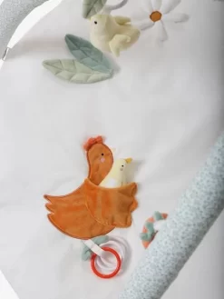 Tapis D'éveil Avec Arches En Coton Nid D'abeille LOVELY FARM Lovely Farm - Multicolore - Vertbaudet -Baby Dreams Soldes tapis deveil avec arches en coton nid dabeille lovely farm 5