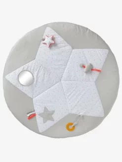 Tapis D'éveil Pluie D'étoiles Blanc Imprimé - Vertbaudet -Baby Dreams Soldes tapis deveil pluie detoiles 3