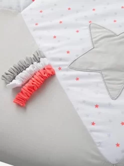 Tapis D'éveil Pluie D'étoiles Blanc Imprimé - Vertbaudet -Baby Dreams Soldes tapis deveil pluie detoiles 5