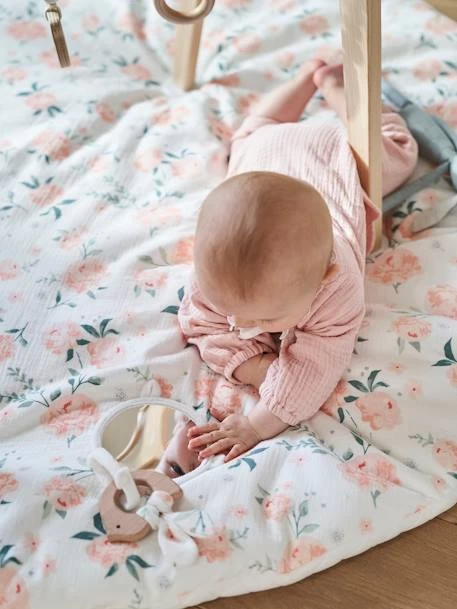 Tapis D'éveil Réversible Eau De Rose - Vertbaudet 2 Tapis D'éveil Réversible Eau De Rose - Vertbaudet – Image 2