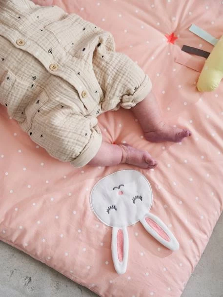 Tapis D'éveil Souple Sans Arche Sweet Fun Rose Imprimé - Vertbaudet 2 Tapis D'éveil Souple Sans Arche Sweet Fun Rose Imprimé - Vertbaudet – Image 2