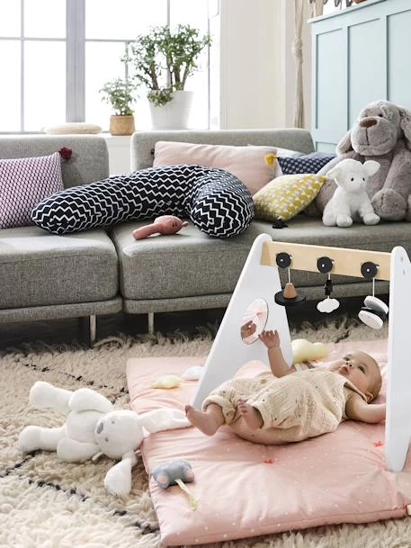 Tapis D'éveil Souple Sans Arche Sweet Fun Rose Imprimé - Vertbaudet 3 Tapis D'éveil Souple Sans Arche Sweet Fun Rose Imprimé - Vertbaudet – Image 3