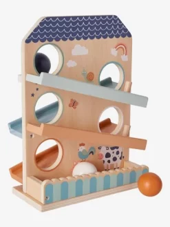 Toboggan à Balles En Bois FSC® Multicolore - Vertbaudet -Baby Dreams Soldes toboggan a balles en bois fsc 2
