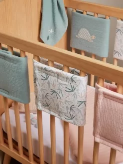 Tour De Lit / Tour De Parc Pare-chocs SOUS L'OCÉAN Rose - Vertbaudet -Baby Dreams Soldes tour de lit tour de parc pare chocs sous locean 2