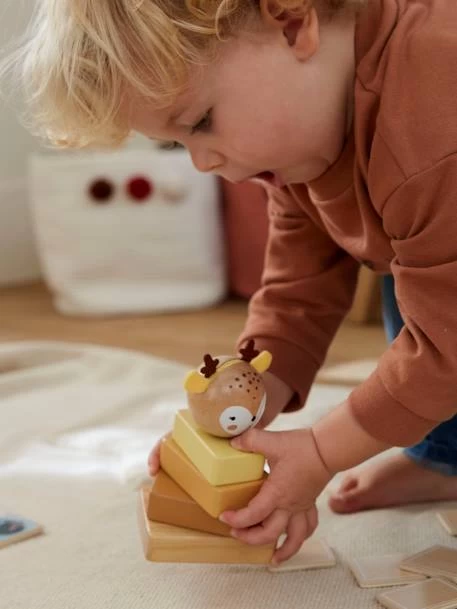 Trio De Tours à Empiler En Bois FSC® Bois - Vertbaudet 4 Trio De Tours à Empiler En Bois FSC® Bois - Vertbaudet – Image 4