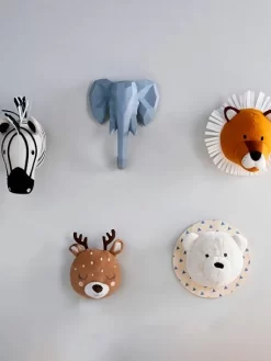 Trophée Mural éléphant Lumineux Gris - Vertbaudet -Baby Dreams Soldes trophee mural elephant lumineux 3